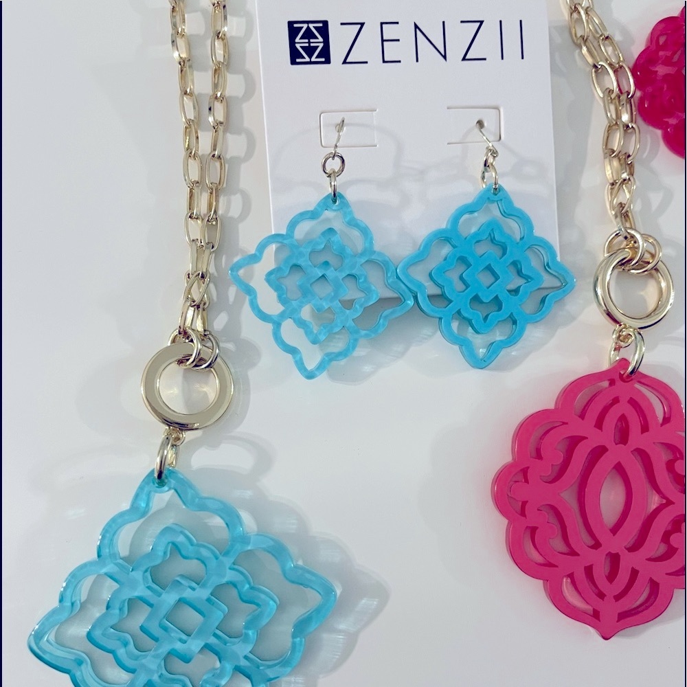 Zenzii necklaces and earrings